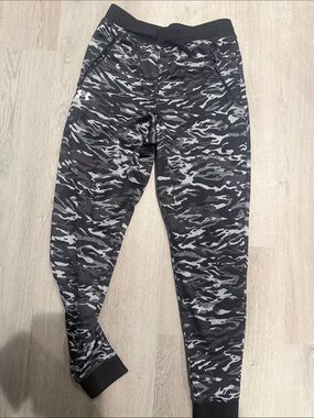 Under Armour Gray & Black Camo Joggers